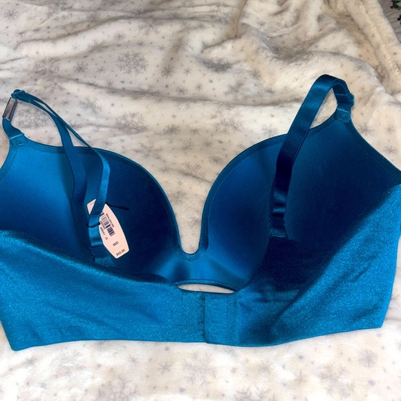 Incredible By Victoria’s Secret Lined Demi Teal Bra- 36D - Picture 2 of 6